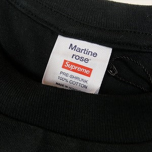 SUPREME シュプリーム ×Martine Rose 24AW Tee Black Tシャツ 黒 Size 【M】 【新古品・未使用品】 20804567