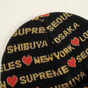 SUPREME シュプリーム 24AW Hearts Beanie Black ビーニー 黒 Size 【フリー】 【新古品・未使用品】 20804570