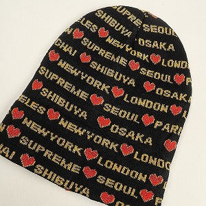 SUPREME シュプリーム 24AW Hearts Beanie Black ビーニー 黒 Size 【フリー】 【新古品・未使用品】 20804570