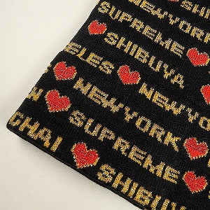 SUPREME シュプリーム 24AW Hearts Beanie Black ビーニー 黒 Size 【フリー】 【新古品・未使用品】 20804570