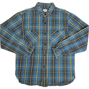 TENDERLOIN テンダーロイン T-HEAVY FLANNEL CHECK SHT BLUE 長袖シャツ 青 Size 【S】 【中古品-良い】 20804609