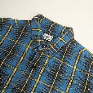 TENDERLOIN テンダーロイン T-HEAVY FLANNEL CHECK SHT BLUE 長袖シャツ 青 Size 【S】 【中古品-良い】 20804609