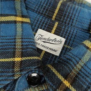 TENDERLOIN テンダーロイン T-HEAVY FLANNEL CHECK SHT BLUE 長袖シャツ 青 Size 【S】 【中古品-良い】 20804609