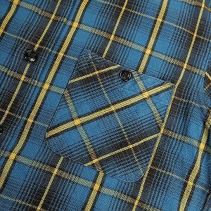 TENDERLOIN テンダーロイン T-HEAVY FLANNEL CHECK SHT BLUE 長袖シャツ 青 Size 【S】 【中古品-良い】 20804609