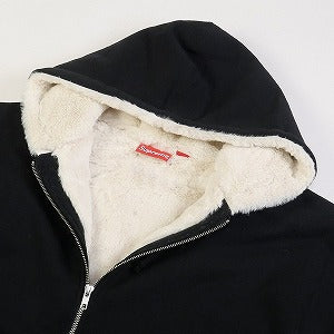 SUPREME シュプリーム 22AW Faux Fur Lined Zip Up Hooded Sweatshirt Black パーカー 黒 Size 【L】 【新古品・未使用品】 20804616