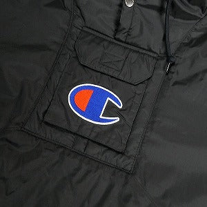 SUPREME シュプリーム ×Champion 18SS Pullover Parka Black ダウンジャケット 黒 Size 【L】 【中古品-良い】 20804628