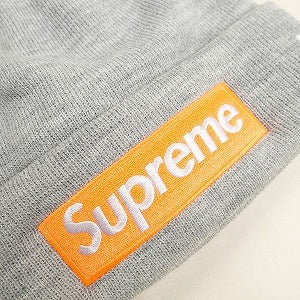 SUPREME シュプリーム 17AW New Era Box Logo Beanie Heather Grey ボックスロゴビーニー 灰 Size 【フリー】 【中古品-非常に良い】 20804637