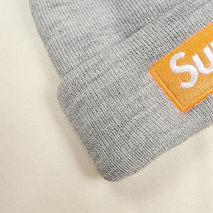 SUPREME シュプリーム 17AW New Era Box Logo Beanie Heather Grey ボックスロゴビーニー 灰 Size 【フリー】 【中古品-非常に良い】 20804637