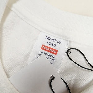 SUPREME シュプリーム ×Martine Rose 24AW Lee Scratch Perry Tee White Tシャツ 白 Size 【M】 【新古品・未使用品】 20804743