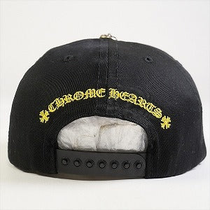 CHROME HEARTS クロム・ハーツ HAT 5 PNL CAP BSBL BLACK/YELLOW ベースボールキャップ 黒黄 Size 【フリー】 【新古品・未使用品】 20804744