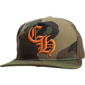 CHROME HEARTS クロム・ハーツ HAT 5 PNL CAP BSBL CAMO/ORANGE ベースボールキャップ 緑 Size 【フリー】 【新古品・未使用品】 20804748