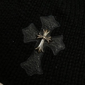 CHROME HEARTS クロム・ハーツ CASHMERE BEANIE CASH CROSS BLACK ビーニー 黒 Size 【フリー】 【新古品・未使用品】 20804749