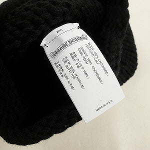 CHROME HEARTS クロム・ハーツ CASHMERE BEANIE CASH CROSS BLACK ビーニー 黒 Size 【フリー】 【新古品・未使用品】 20804749