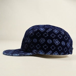 SUPREME シュプリーム 24AW Flocked Denim Camp Cap Blue キャンプキャップ 青 Size 【フリー】 【新古品・未使用品】 20804752