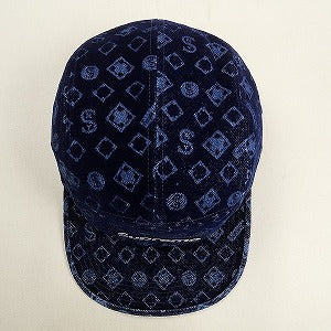 SUPREME シュプリーム 24AW Flocked Denim Camp Cap Blue キャンプキャップ 青 Size 【フリー】 【新古品・未使用品】 20804752