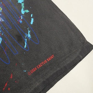 SAINT MICHAEL セント マイケル × Cactus Plant Flea Market 24AW SM_YS1 C05 SS/TEE BLACK Tシャツ 黒 Size 【XL】 【新古品・未使用品】 20804777