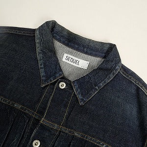 SEQUEL シークエル ×Fragment Design DAMEGED DENIM JACKT INDIGO USED加工デニムジャケット インディゴ Size 【XL】 【中古品-良い】 20804787