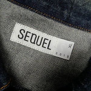 SEQUEL シークエル ×Fragment Design DAMEGED DENIM JACKT INDIGO USED加工デニムジャケット インディゴ Size 【XL】 【中古品-良い】 20804787