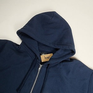 STUSSY ステューシー STOCK PARIS ZIP HOOD NAVY パリ限定ジップパーカー 紺 Size 【XL】 【新古品・未使用品】 20804824