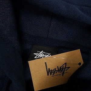 STUSSY ステューシー STOCK PARIS ZIP HOOD NAVY パリ限定ジップパーカー 紺 Size 【XL】 【新古品・未使用品】 20804824