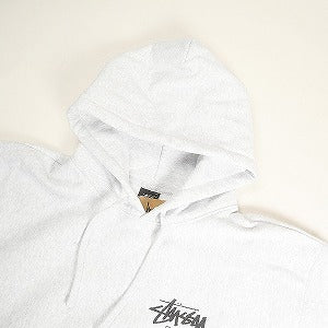 STUSSY ステューシー STOCK PARIS HOOD ASH HEATHER パリ限定パーカー 灰 Size 【XL】 【新古品・未使用品】 20804825