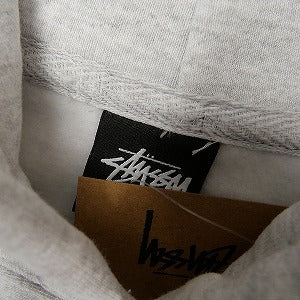 STUSSY ステューシー STOCK PARIS HOOD ASH HEATHER パリ限定パーカー 灰 Size 【XL】 【新古品・未使用品】 20804825