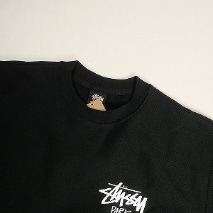 STUSSY ステューシー STOCK PARIS CREW BLACK パリ限定クルーネックスウェット 黒 Size 【M】 【新古品・未使用品】 20804832