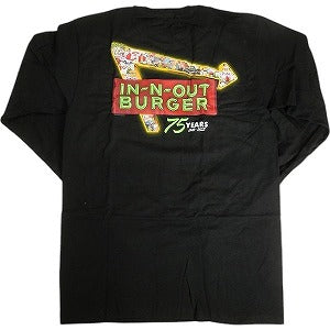 In-N-Out Burger インアンドアウトバーガー 2024 75TH Anniversary Long Sleeve Tee Black ロンT 黒 Size 【M】 【新古品・未使用品】 20804850