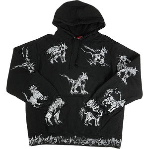 SUPREME シュプリーム 20SS Animals Hooded Sweatshirt Black パーカー 黒 Size 【L】 【中古品-良い】 20804864