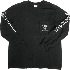 SUPREME シュプリーム ×South2West8 21SS L/S Pocket Tee Black ロンT 黒 Size 【M】 【中古品-良い】 20804865