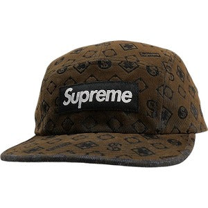 SUPREME シュプリーム 24AW Flocked Denim Camp Cap Black キャンプキャップ 黒 Size 【フリー】 【新古品・未使用品】 20804878