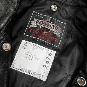 sacai サカイ 22AW×SCHOTT Leather Studs Blouson ライダースジャケット 黒 Size 【4】 【中古品-良い】 20804902