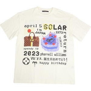 Louis Vuitton ルイ・ヴィトン ×CPFM Pharrell 50th Birthday Tee Tシャツ 白 Size 【L】 【中古品-非常に良い】 20804922