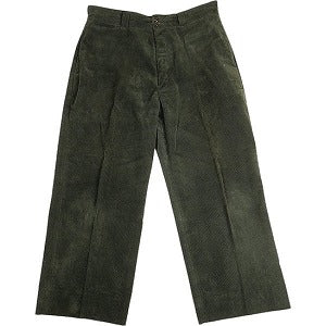 At Last ＆ Co アットラスト/BUTCHER PRODUCTS ブッチャープロダクツ CORDUROY TROUSERS DOUBLE BUTTON OLIVE パンツ オリーブ Size 【36】 【中古品-良い】 20804996