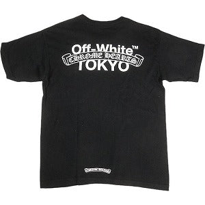 CHROME HEARTS クロム・ハーツ ×OFF WHITE TOKYO SS T-SHIRT BLACK 東京限定Tシャツ 黒 Size 【M】 【中古品-良い】 20805032