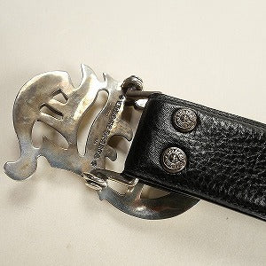 CHROME HEARTS クロム・ハーツ CH BELT BACKLE レザーベルト 黒 Size 【W32】 【中古品-非常に良い】 20805033