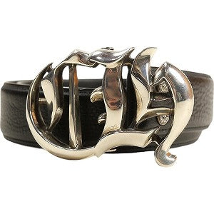 CHROME HEARTS クロム・ハーツ CH BELT BACKLE レザーベルト 黒 Size 【W32】 【中古品-非常に良い】 20805033