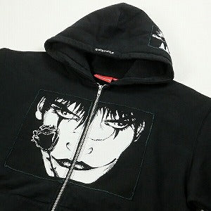 SUPREME シュプリーム ×The Crow 21AW Zip Up Hooded Black ジップパーカー 黒 Size 【XL】 【新古品・未使用品】 20805043