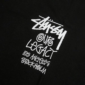 STUSSY ステューシー ×OUR LEGACY WORK SHOP 24AW 8 BALL YIN YANG TEE PIGMENT DYED Black Tシャツ 黒 Size 【S】 【新古品・未使用品】 20805078