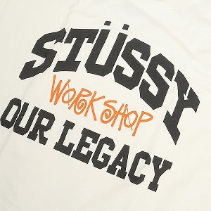 STUSSY ステューシー ×OUR LEGACY WORK SHOP 24AW COLLEGIATE TEE PIGMENT DYED Natural Tシャツ ナチュラル Size 【L】 【新古品・未使用品】 20805093