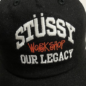 STUSSY ステューシー ×OUR LEGACY WORK SHOP 24AW LOW PROFILE TRUCKER CAP Black メッシュキャップ 黒 Size 【フリー】 【新古品・未使用品】 20805098