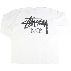 STUSSY ステューシー 24AW STOCK TOKYO LS TEE WHITE 東京限定ロンT 白 Size 【M】 【新古品・未使用品】 20805128