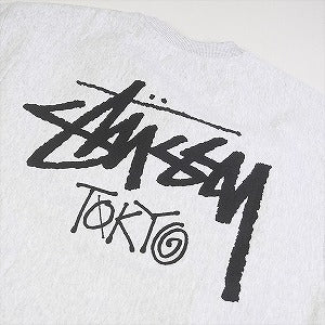 STUSSY ステューシー 24AW STOCK TOKYO CREW ASH HEATHER 東京限定クルーネックスウェット 薄灰 Size 【S】 【新古品・未使用品】 20805151