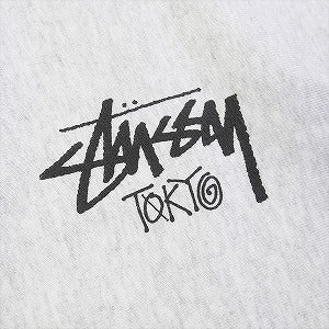 STUSSY ステューシー 24AW STOCK TOKYO CREW ASH HEATHER 東京限定クルーネックスウェット 薄灰 Size 【S】 【新古品・未使用品】 20805151