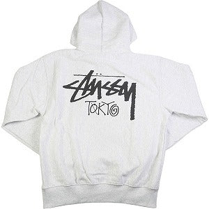 STUSSY ステューシー 24AW STOCK TOKYO HOOD ASH HEATHER 東京限定パーカー 薄灰 Size 【M】 【新古品・未使用品】 20805180