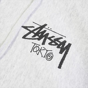 STUSSY ステューシー 24AW STOCK TOKYO HOOD ASH HEATHER 東京限定パーカー 薄灰 Size 【M】 【新古品・未使用品】 20805181