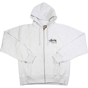 STUSSY ステューシー 24AW STOCK TOKYO ZIP HOOD ASH HEATHER 東京限定ジップパーカー 薄灰 Size 【M】 【新古品・未使用品】 20805207