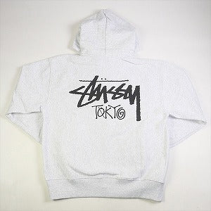 STUSSY ステューシー 24AW STOCK TOKYO ZIP HOOD ASH HEATHER 東京限定ジップパーカー 薄灰 Size 【M】 【新古品・未使用品】 20805208