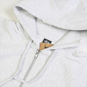 STUSSY ステューシー 24AW STOCK TOKYO ZIP HOOD ASH HEATHER 東京限定ジップパーカー 薄灰 Size 【L】 【新古品・未使用品】 20805210