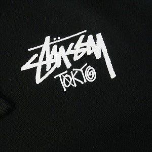 STUSSY ステューシー 24AW STOCK TOKYO ZIP HOOD BLACK 東京限定ジップパーカー 黒 Size 【XL】 【新古品・未使用品】 20805226